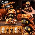 thumbnail image 2 of 2026 New Halloween Decor Pumpkin Spooky Ghost Cute Ghost Statue, Tabletop Mini Witch Ghost Tray Party Decor, Indoor Halloween Home Fall Ornaments for Home Office Kitchen Shelf, 2 of 8