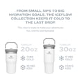 thumbnail image 4 of Vaso Stanley IceFlow Flip Straw 590 ml, acero inoxidable, color lila, 4 of 6