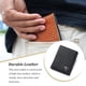 thumbnail image 4 of Sonducket Cartera fina de cuero para hombre, tarjetero de estilo Simple clásico pequeño, monedero para hombre, monedas de moda, bolso Carteras Negro, 4 of 6