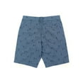 thumbnail image 2 of Retrofit Mens Palm Tree Printed Flat Front Shorts (Ensign Blue, 30), 2 of 2