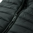 thumbnail image 6 of SHTXOZHI Men's Winter Puffer Vest Stand Collar Sleeveless Jacket Lightweight Down Outerwear, 6 of 7