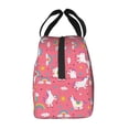 thumbnail image 2 of Lsque Yoga Unicorn Pattern Lunch Bag Women/Men Insulated Lunch Box,Small Leakproof Cooler Food Lunch Containers Reusable High Capacity Lunch Tote Bags, 2 of 6
