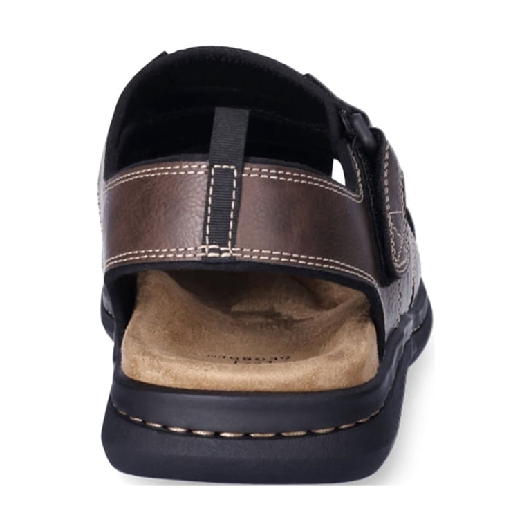 George Men's Comfort Closed Toe Sandals with Cushioned Footbed and