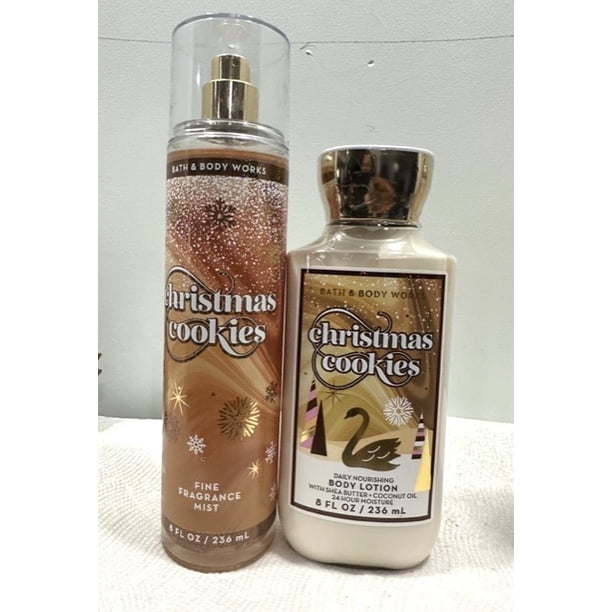 Bath & Body Works Christmas Cookies Duo Set (Fragrance Mist, 8 fl oz