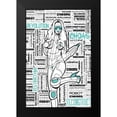 thumbnail image 2 of Rodriquez Jr, Enrique 13x18 Black Modern Framed Museum Art Print Titled - Robot Chick, 2 of 5