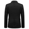 thumbnail image 2 of Cloudstyle Mens 3 Piece Suit Set Blazer Tux Vest Suit Pants Jacket Formal, 2 of 12