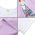 thumbnail image 5 of GYRATEDREAM 2-7 Years Toddler Girl Cotton Casual Dress Summer Short Sleeve Basic Playwear Sundress, 5 of 9
