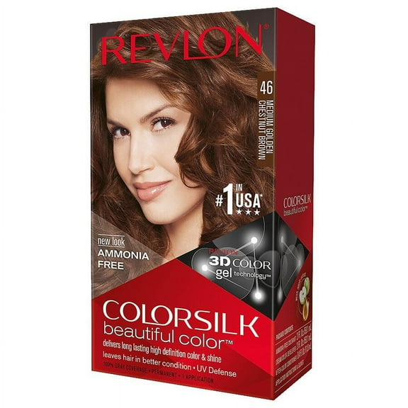 Colorsilk Beautiful Color, 46 Medium Golden Chestnut Brown