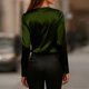 thumbnail image 5 of Camisetas de Manga Larga para las Mujeres de Moda Sólido Casual Suelto Cardigan Superior, Poliéster Suave Invierno Primavera Desgaste, 5 of 7