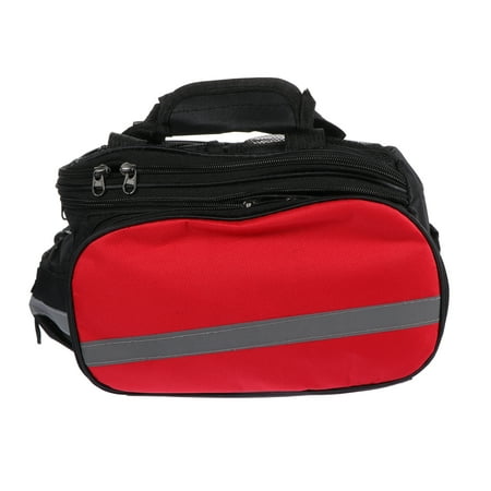 

icolorfuled Bike Rear Rack Bag Bike Storage Bag Bike Backseat Pouch Bike Groceries Bag