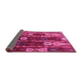 thumbnail image 2 of Ahgly Company Indoor Round Abstract Pink Modern Area Rugs, 4' Round, 2 of 4