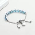 thumbnail image 6 of Cubic Zirconia Adjustable Bracelet Cremation Jewelry for Ashes Funeral Urns Bracelet for Women, 6 of 8