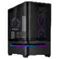 thumbnail image 1 of Gabinete asus prime ap202 argb m-atx black cristal templado 90dc00p0-b18000, 1 of 6