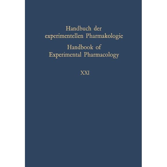 Handbook of Experimental Pharmacology Beryllium, Book 21, (Paperback)