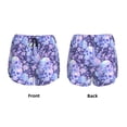 thumbnail image 3 of Salouo flower crystal Skull Print Women's 2 in 1 Running Shorts Double-Layer Shorts Athletic Workout Gym Yoga Shorts Running Shorts for Women-X-Large, 3 of 7