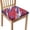 Star Stripe, variant on Blue Leaf White Flower Square Chair Cushion Cover for Dining Office Stain Resistant Chair Seat Slipcover Home Chair Accessories Comfy Soft Upholstered Chair Seat Covers