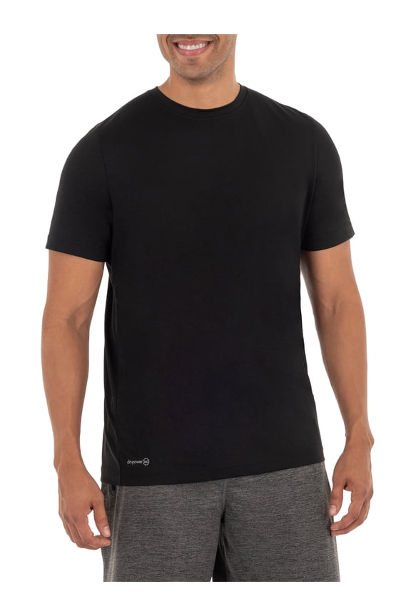 Men's and Big Men's Core Jersey Active T-Shirt, up to Size 5XL