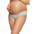 thumbnail image 2 of Felina | Organic Cotton Maternity Hipster Panties 3-Pack (Slate Pebble Cloud, Medium), 2 of 3