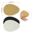 thumbnail image 2 of Uxcell 3 Pairs Non-Skid Shoe Pads No Slip Shoe Bottom Grip Stickers Sole Protector Silicone Cushion Black Yellow White, 2 of 7