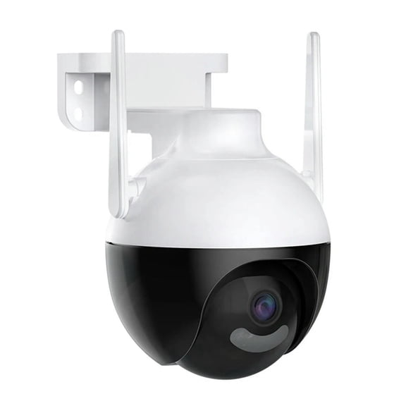FOR 1PCS 4K 4MP PTZ Auto Tracking IP Icsee Wifi Camera Color Home Audio Outdoor Video Surveillance EU Plug
