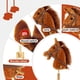 thumbnail image 5 of Morytale Stick Hobby Juguete para montar a caballo Caballo de peluche para niños pequeños a partir de 3 años Caballos para montar en juguete Divertido juego de simulación con ruedas de madera y sonido, 5 of 5