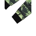 thumbnail image 4 of Qiylii Boy's Outfits, Short Sleeve Bodysuit+Camouflage Long Pants+Hat, 4 of 6
