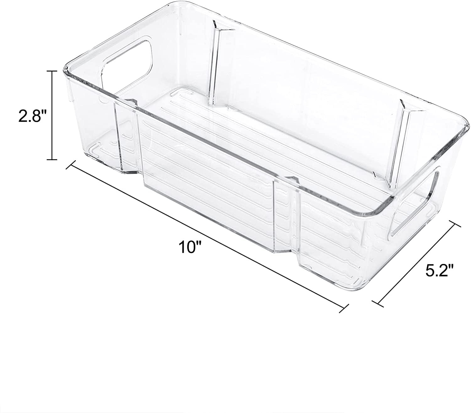 Buy 8 Pack Refrigerator Organizer Bins Stackable Fridge Organizers