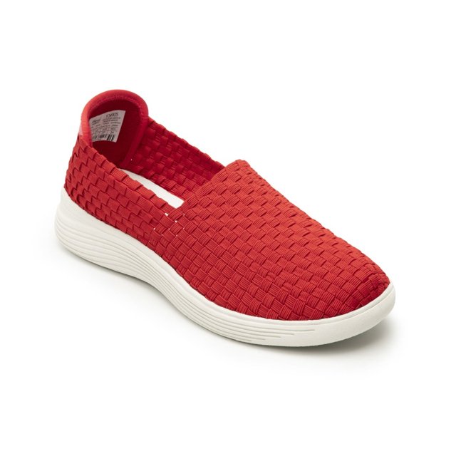 TENIS CASUALES DAMA FLEXI 104905 TEXTIL ROJO Flexi 104905