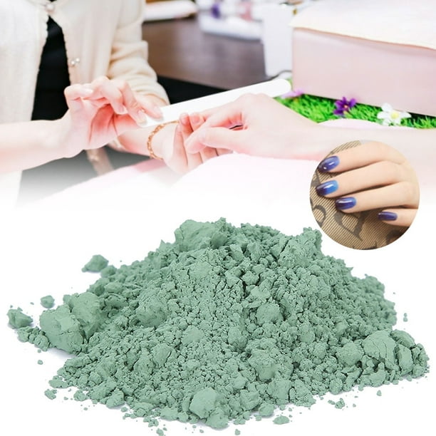 Polvo Termocrómico Colorido, Polvo Termocrómico Mineral Inofensivo Para Bricolaje, 10 G De Resina No Radiactiva De Moda Colorante Cosméticos Pigmento Tinte Jabón