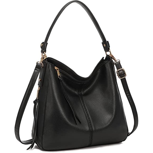 Sacs à Main pour Femmes Grand Sac Hobo de Créateur pour Dames Sac Seau Portefeuille Similicuir