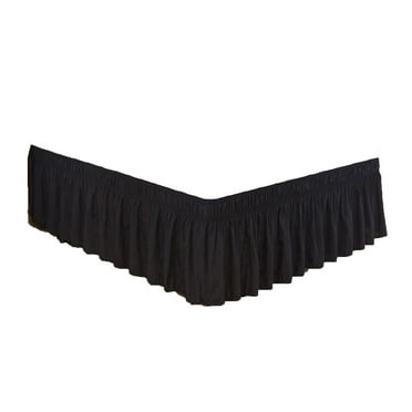 AUQ 1Pcs Bed Skirt, High-Elasticity Bed Skirt, Dust Protection Queen Bed Skirt, Easy Installation, Machine Washable