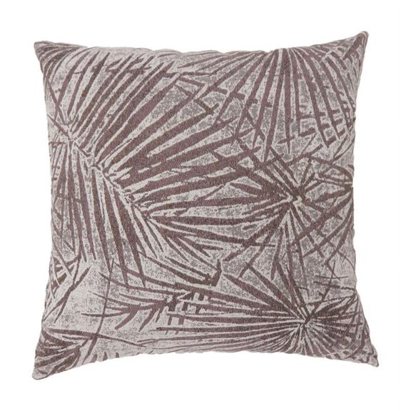 Furniture of America Safarei Fabric Small Throw Pillow in Brown (Set of 2)
