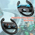 thumbnail image 4 of Steering Wheels Designed for Switch 2 Joy-Con Controllers,Racing Wheels for Mario Kart 9/8 Deluxe, Simulates Realistic Racing Experience, Nintendo Switch 2 Steering Wheel Joycon Controller Accessory, 4 of 7