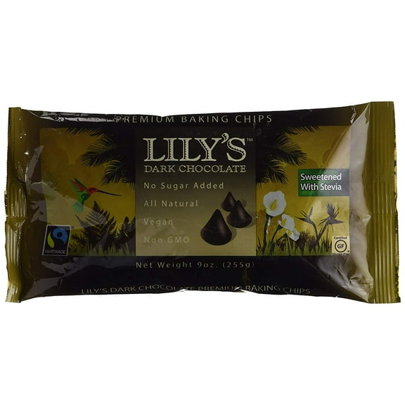 Lily's Dark Chocolate Chips- 9 Oz (2 Pack) SXDE