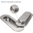 thumbnail image 4 of Recessed Sliding Door Handle 2 Pieces Recessed Sliding Door Shell Handle Pull Handle Durable Stainless Steel Recessed Handle With 4 Screws For Door Ca, 4 of 5