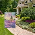 thumbnail image 4 of Spring Summer Garden Flag 12x18 Double Sided Watercolor Lavender Field House Yard Flags Welcome Spring Rustic Farmhouse Outdoor Banner Party Home Decor, 4 of 5