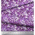 thumbnail image 2 of Soimoi Purple Cotton Duck Fabric Leopard & Wild Animal Skin Print Sewing Fabric BTY 42 Inch Wide, 2 of 3