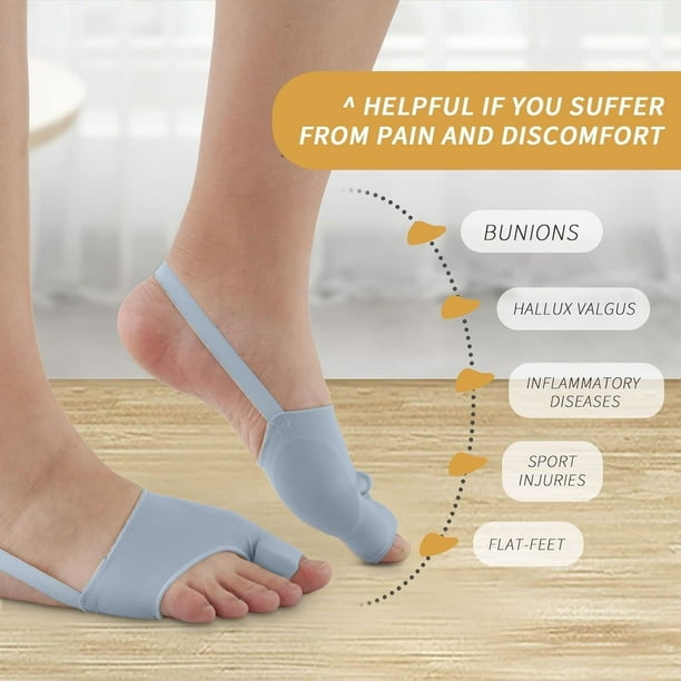 Plantillas correctoras de dedos, separadores de dedos, correctores de dedo gordo, plantillas correctoras de hallux valgus para hombres y mujeres, plantillas de soporte de arco para hombres, plantillas