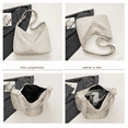 thumbnail image 5 of Entchin Slouchy Hobo Bag for Women, PU Leather Crossbody Shoulder Purse with Adjustable Strap, Soft Vegan Leather Handle Handbag, Casual Everyday Travel Work Bag,Beige, 5 of 6