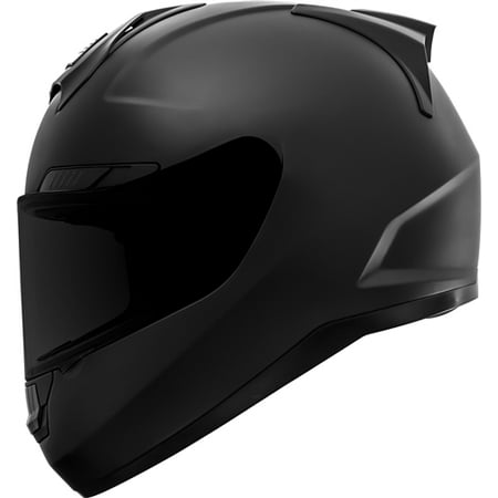 GDM Duke DK-346 Full Face Motorcycle helmet (Matte Black,