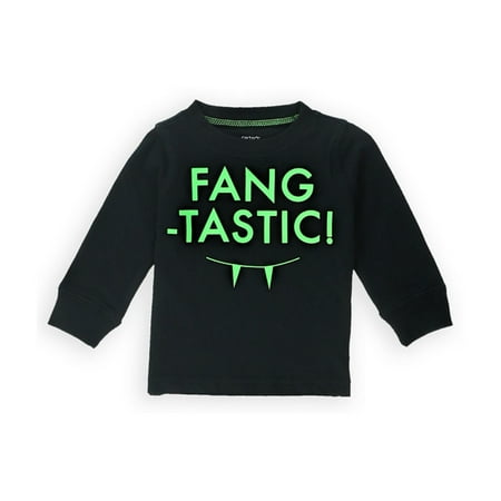 

Carter s Boys Fang-Tastic Graphic T-Shirt Black 9 mos