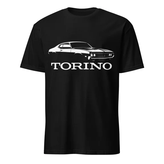 Reprint Rare VINTAGE 1970 Torino Muscle Car T-shirt – GT Fastback Classic Graphic Tee