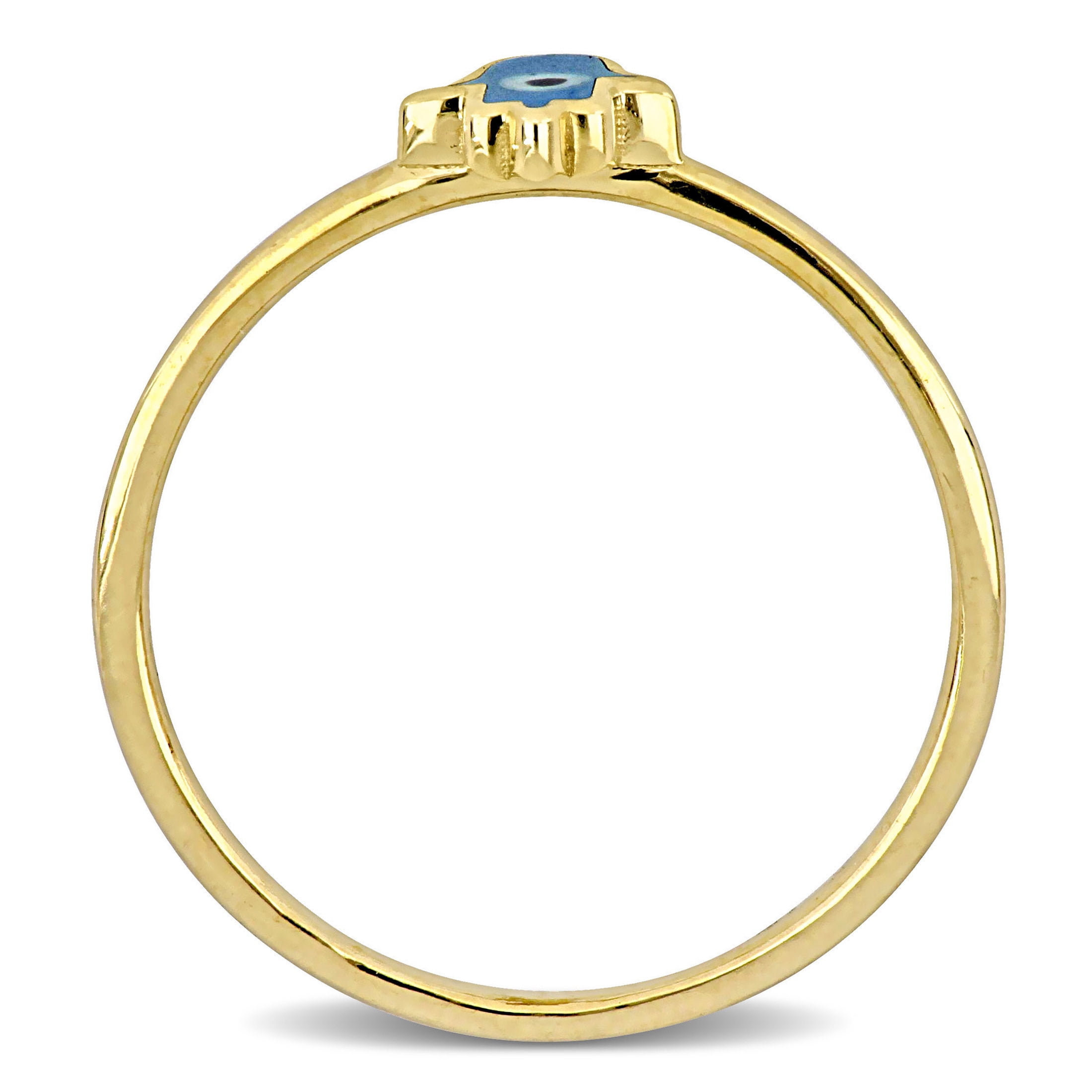 Everly Women's Turquoise 14k Yellow Gold Ring