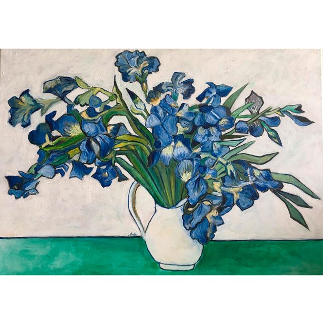 Pintura de diamante (DB6718) 5D DIY Flores de aceite cuadradas Dibujo 45x60cm Hugtrwg Para estrenar