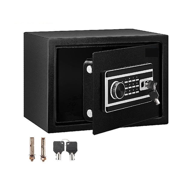 Fingerprint Locks Safe Deposit Box 0.8/1.7/2.1 Cubic Feet Digital Electronic Secret Hidden Piggy Bank for Store Money ,Your Exclusive Wealth Manager