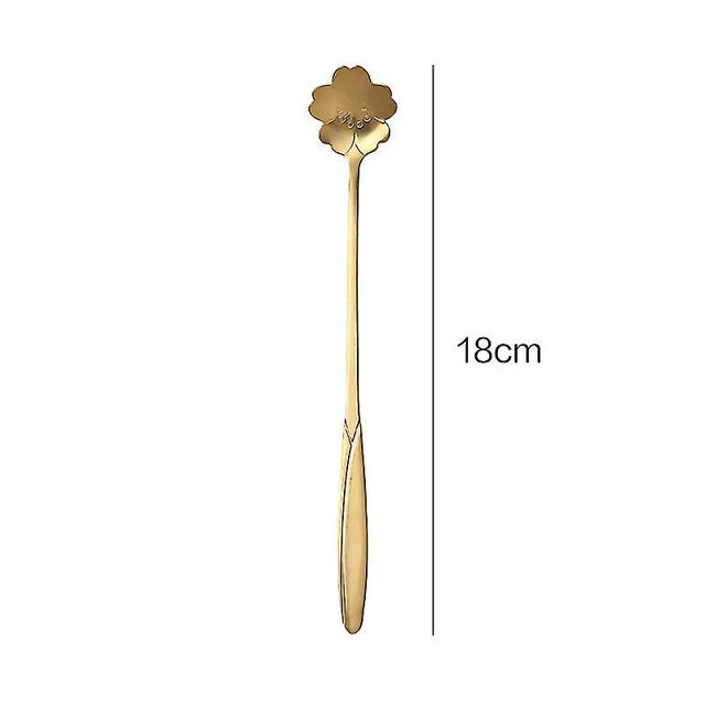 8 piezas Cuchara Cucharadita Set Vajilla de acero inoxidable Creativo ZefeiWu 8390614836167