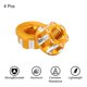 thumbnail image 3 of Tuercas hexagonales de Aluminio Unique Bargains M4 para ruedas RC 4Pcs Dorado, 3 of 6
