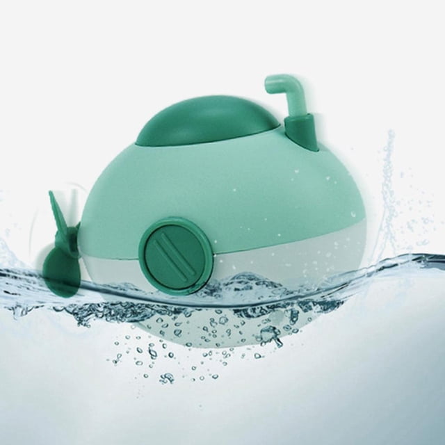 Juguetes de para bebés, juguetes de cuerda para bañera de bebé, juguetes de flotantes de para , Verde Hugo Submarino de cuerda