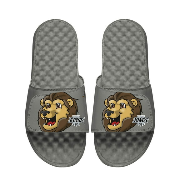Unisex ISlide Gray Los Angeles Kings Team Mascot Slide Sandals