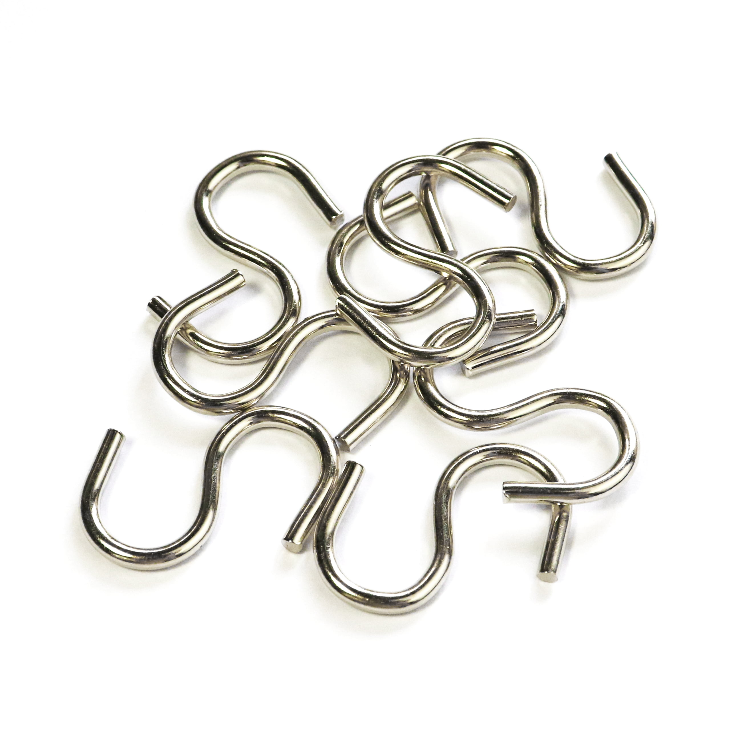 Mini S Hooks Connectors S Shaped Wire Hook Hangers 100pcs Hanging Hooks for  DIY Crafts, Hanging Jewelry, Key Chain, Tags, Fishing Lure, Net Equipment  (0.75 Inch) 